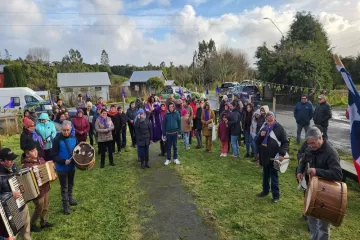 FELICES EN LA COMUNIDAD DE PUTIQUE POR SER VISITADOS NUEVAMENTE POR EL NAZARENO PEREGRINO - Wapi Chilwe