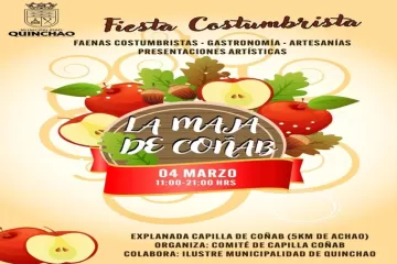COÑAB REALIZÓ SU PRIMERA GRAN MAJA DE MANZANAS - Wapi Chilwe