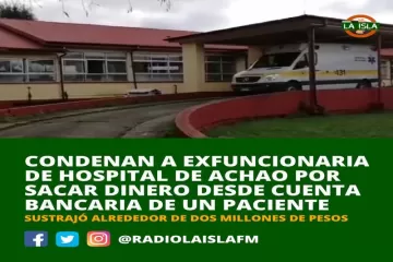 CONDENAN A EXFUNCIONARIA DEL HOSPITAL DE ACHAO POR SACAR DINERO DESDE CUENTA BANCARIA DE UN PACIENTE - Wapi Chilwe