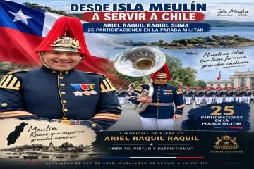DESDE ISLA MEULÍN A SERVIR A CHILE: ARIEL RAQUIL RAQUIL SUMA 25 PARTICIPACIONES EN LA PARADA MILITAR Imagen otras noticias Wapi Chilwe