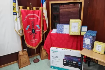 SEGUNDA COMPAÑÍA DE BOMBEROS ACHAO REALIZÓ SORTEO DE GRAN RIFA 2023 - Wapi Chilwe